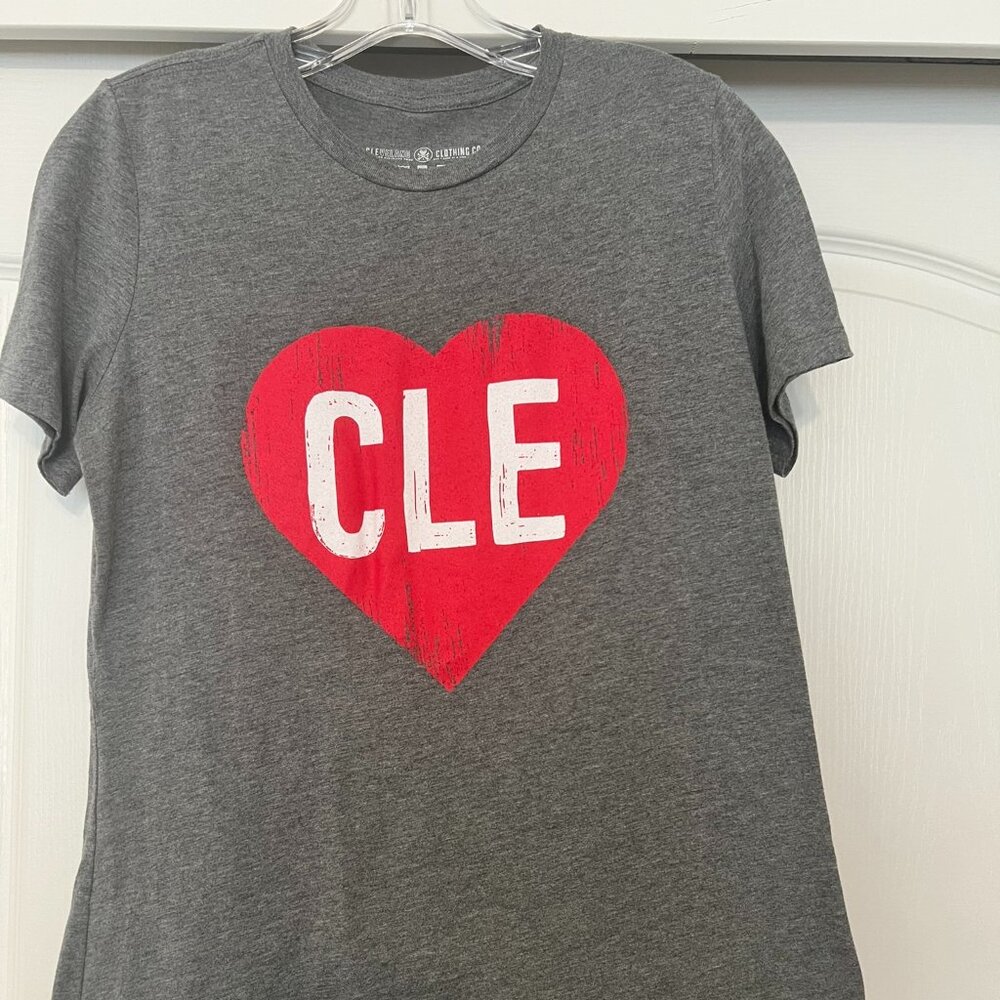 CLE - Cleveland Clothing Co. Ohio Women's Shirt - Grey Size Medium - Worn Twice